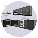 المطابخ والطاولات