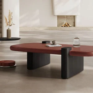 طاولة قهوة كولد مستطيلة خشبية