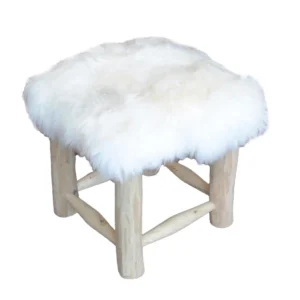 نوردك مقعد من الفرو الناعم وودي