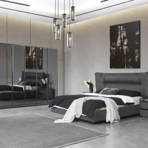 نيو لاين غرفة نوم 6 قطع وودي