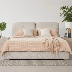 غرفة نوم هزال 6 قطع مقاس 180×200 لون بيج