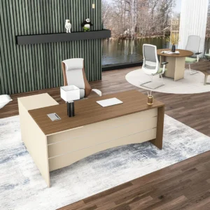 مكتب نيو نيرا مقاس 180 سم بلون بني