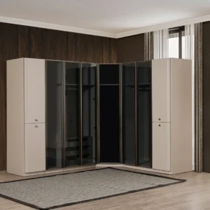 تروفا دولاب زاوية 2 أبواب وودي