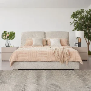 هزال طقم غرفة نوم 180×200 بيج 6 قطع وودي