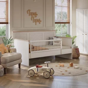 سرير أطفال جولف مقاس 120×100 سم بلون بيج