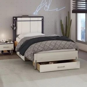 نيكساس سرير أطفال خشبي 120×200 سم وودي