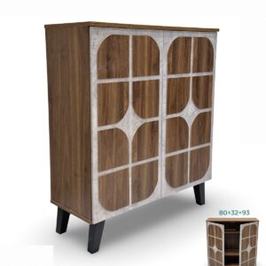 جزامة خشب أنيقة 3 باب